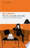 No me acuerdo de nada