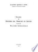 Nociones de historia del derecho de gentes y de las relaciones internacionales