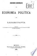 Nociones generales de economía política