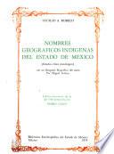 Nombres geográficos indígenas del Estado de México