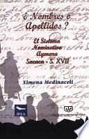 ¿Nombres o apellidos?