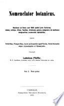 Nomenclator botanicus