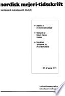 Nordisk mejeri-tidsskrift