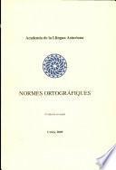 Normes ortográfiques y conxugación de verbos