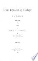 Norske regnskaber og jordebøger fra det 16de aarhundrede
