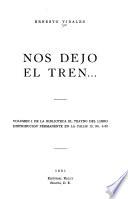Nos dejó el tren