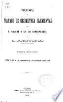 Notas al tratado de geometría elemental de E. Rouché y Ch. de Comberousse