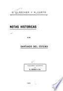 Notas históricas de Santiago del Estero
