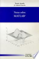 Notas sobre MATLAB