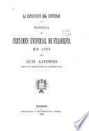 Noticia del Certámen Universal de Filadelfia en 1876