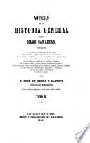 Noticias de la historia general de las Islas de Canaria