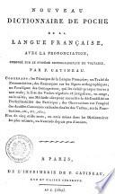 NOUVEAU DICTIONNAIRE DE POCHE DE LA LANGUE FRANÇAISE