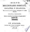 Nouveau dictionnaire de poche françois-espagnol
