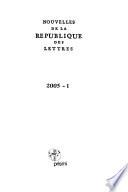 Nouvelles de la République Des Lettres