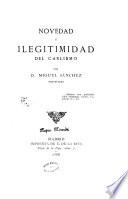 Novedad e ilegitimidad del carlismo