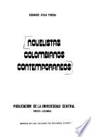 Novelistas colombianos contemporáneos