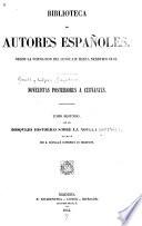 Novelistas posteriores a Cervantes. coleccion revisada y precedida de una noticia critico-bibliográfico