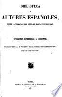 Novelistas posteriores a Cervantes