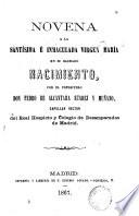 Novena a la Santisima é Inmaculada Virgen Maria en su sagrado nacimiento