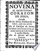 Novena al Sacratissimo Corazon de Jesus