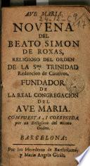Novena del Beato Simon de Roxas ...