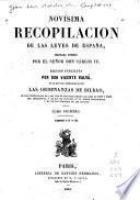Novísima recopilación de las leyes de España