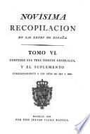 Novísima recopilación de las leyes en España