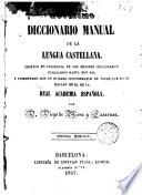 Novisimo diccionario manual de la lengua castellana