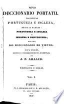 Novo diccionario das Portugueza e Ingleza, en duas partes