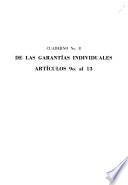 Nuestra constitución: De las garantías individuales artŕantías individuales artículos 90 al 13