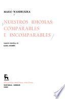 Nuestros idiomas, comparables e incomparables