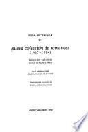Nueva colección de romances (1987-1994)