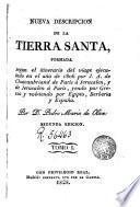 Nueva descripcion de la Tierra Santa formada según el itinerario del viaje... 1806 por J.A. de Clintenbrian..., 1