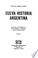 Nueva historia argentina