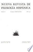 Nueva revista de filología hispánica