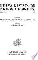 Nueva revista de filología hispánica