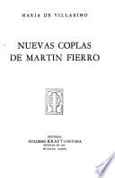 Nuevas coplas de Martín Fierro
