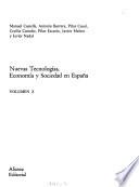Nuevas tecnologías, economía y sociedad en España