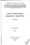 Nuevo diccionario biográfico argentino (1750-1930)