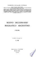 Nuevo diccionario biografico argentino