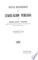 Nuevo diccionario de la legislación peruana