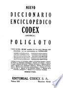 Nuevo diccionario enciclopédico y atlas universal Codex: Apéndice I. Poligloto: Alemán. Inglés. 7. ed