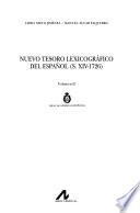 Nuevo tesoro lexicográfico del español: aperr-B