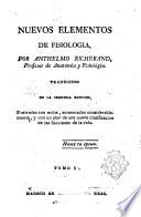 Nuevos elementos de fisiología