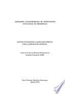 Nuevos enfoques de la banca de fomento para la década del ochenta