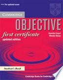 Objective First Certificate + 100 Tips Writing Booklet