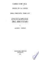 Obra completa: Enciclopedia del erotismo. 1-2 (Aachen-Futrósofo)