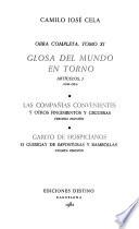 Obra completa: > Glosa del mundo en torno