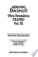 Obra dramática de Armando Discépolo