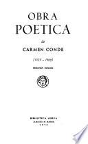 Obra poética de Carmen Conde, 1929-1966